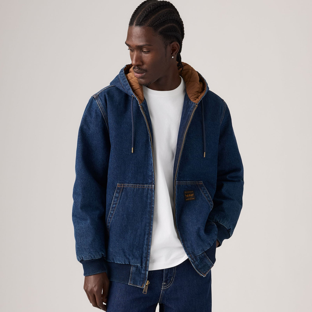 Куртка джинсовая утепленная мужская LEVI'S POTRERO DENIM HOODY