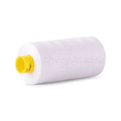 Нитка Gutermann Mara 120 (1000 метров), 1 кат., универсальная | _800 белый (Arta 001)