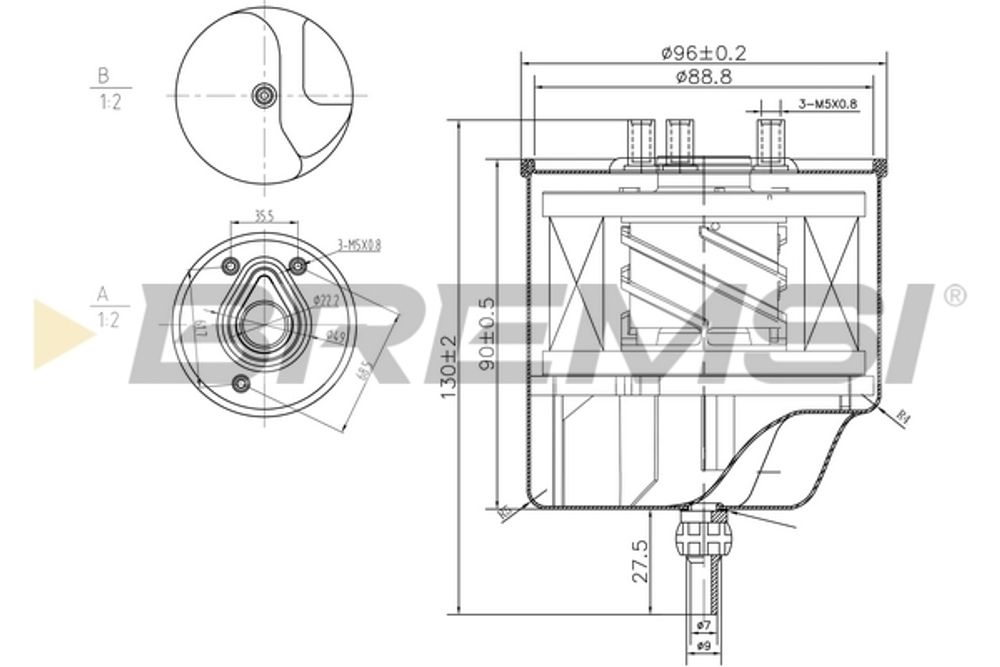 BREMSI - FE0156-BMS - Fuel Filter