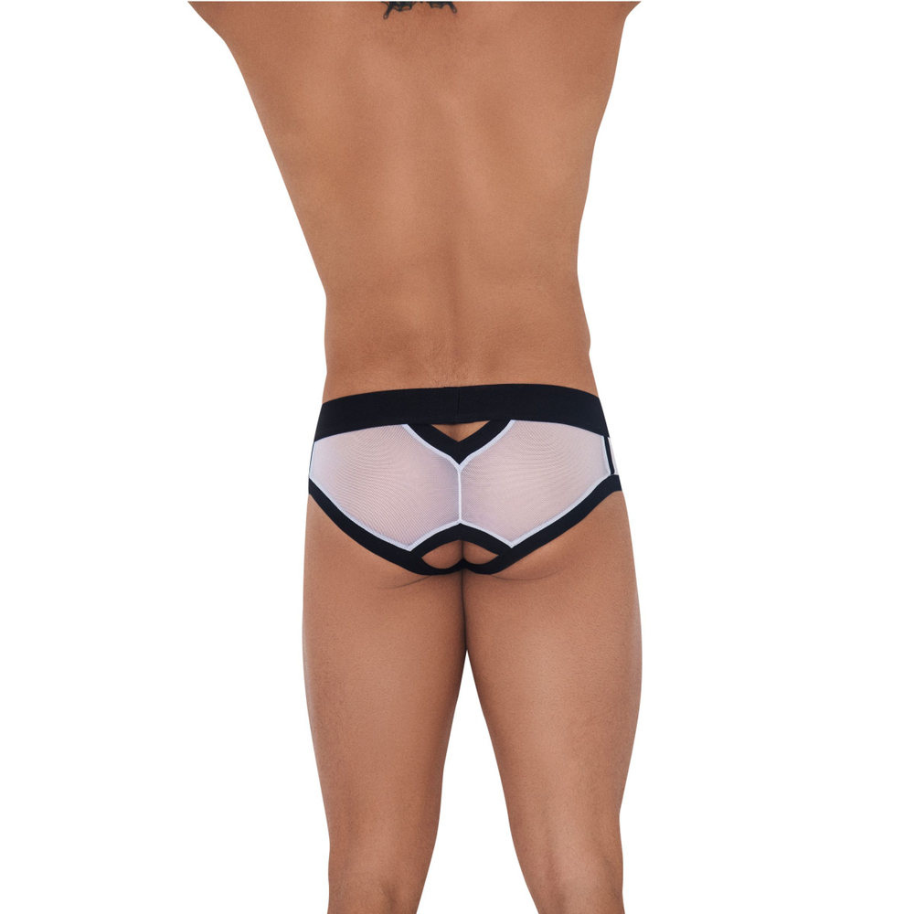 Полупрозрачные трусы-джоки Cult Jockstrap (Размер: M) (Цвет: белый)