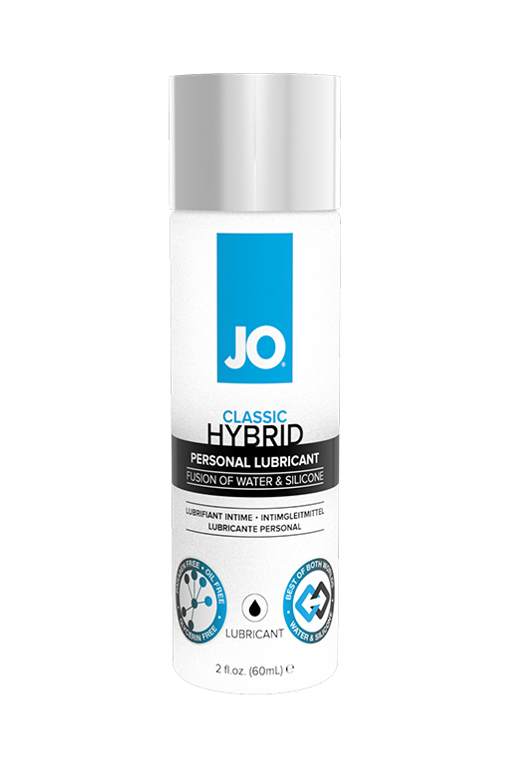 JO Hybrid лубрикант на водно-силиконовой основе - 60 мл.