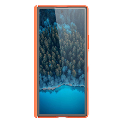 Усиленный чехол оранжевого цвета с MagSafe для Samsung Galaxy Z Fold 8 Ultra, серия Expn Series Magnetic от Dux Ducis