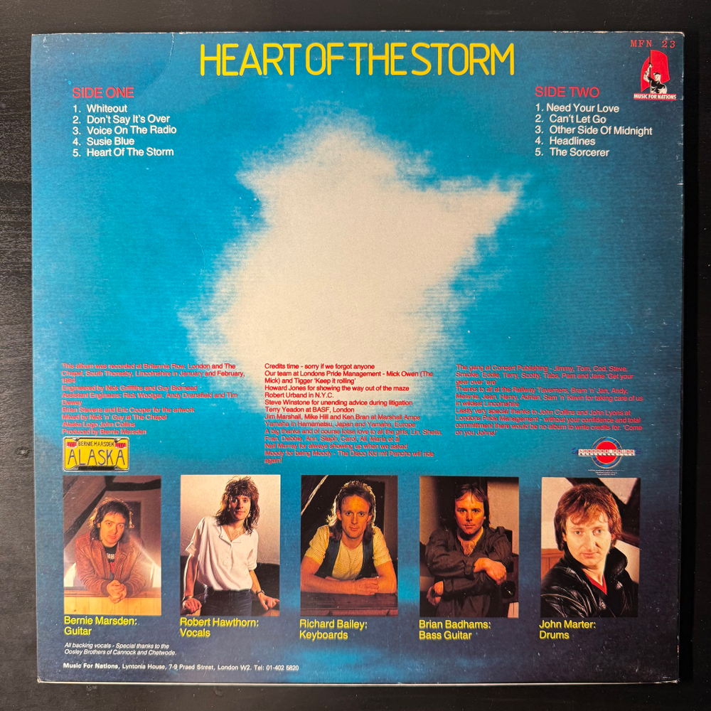 Alaska - Heart Of The Storm (Франция 1984г.)