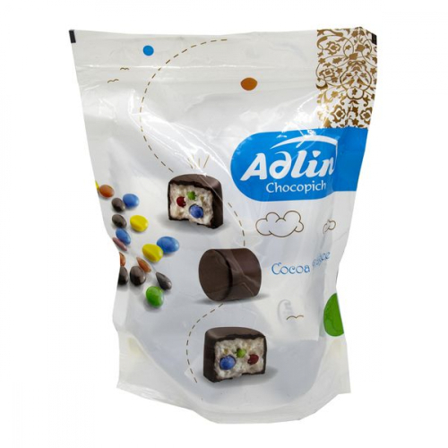 Конфеты из пишмание "Chocopich" со вкусом ванили с драже в шоколадной глазури Adlin | Адлин 350г