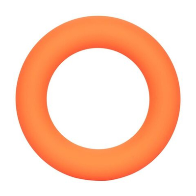 Оранжевое эрекционное кольцо Link Up Ultra-Soft Verge. (Цвет: оранжевый)