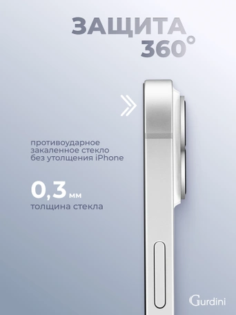 Стекло противоударное iPhone 13 Mini 5.4" Full Screen 2.5D (20D) черное