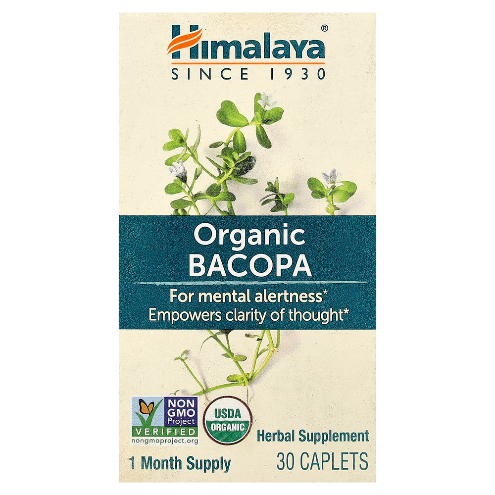 Himalaya, Органическая бакопа, 30 капсул