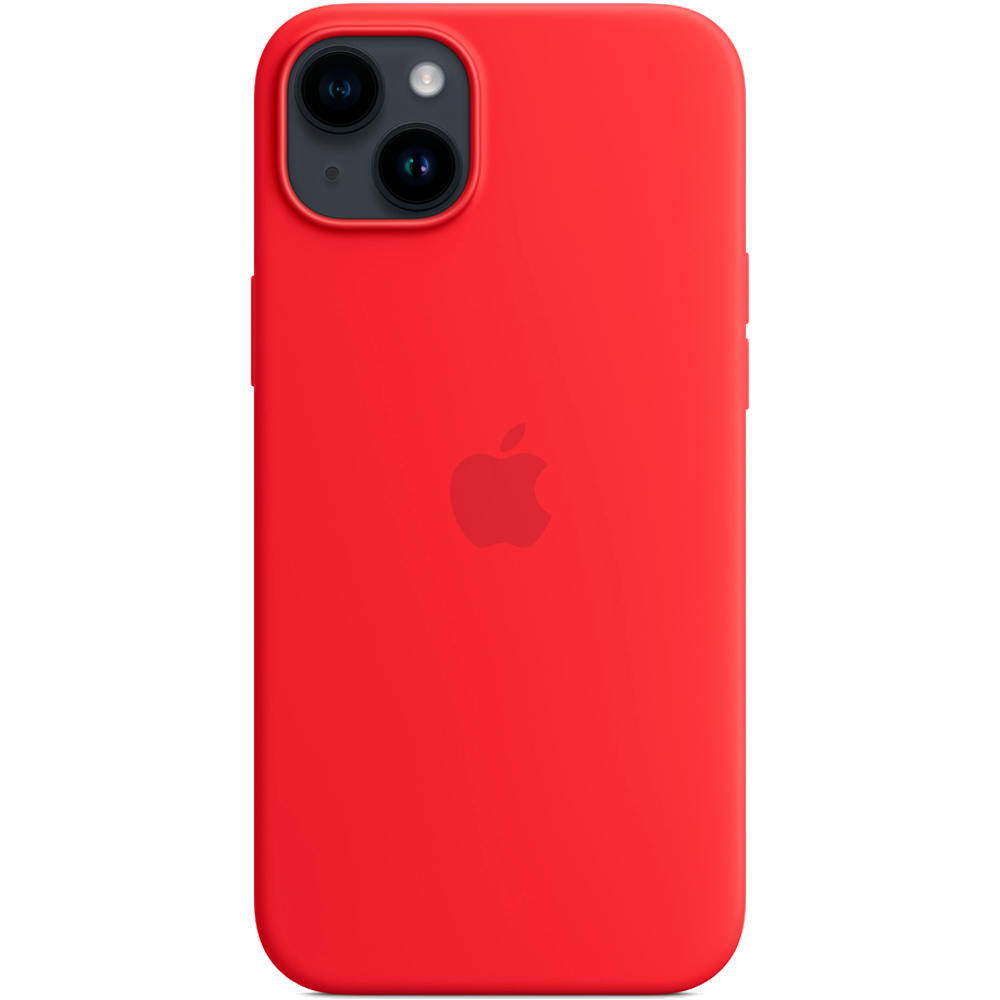 Силиконовый чехол с поддержкой MagSafe Apple Silicone Case для iPhone 14 Plus, Red (Красный)