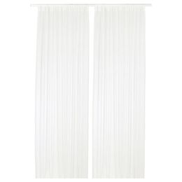 Комплект штор IKEA TERESIA (ТЕРЕСИА), Белый, 145x250 см, 2 шт