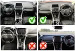Магнитола для Mitsubishi Eclipse Cross (взамен ШГУ-планшета) - FarCar S500-TS20 монитор 9.5" 2K QLED на Android 14, Быстрейшая, CarPlay, 4G SIM-слот