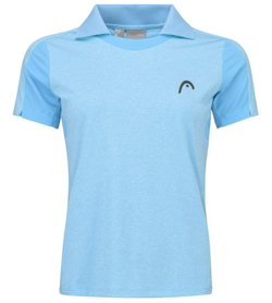 Женское поло Head Padel Tech Polo Shirt - Бирюзовый