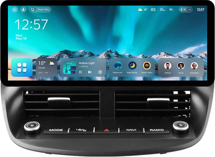 Магнитола для Ford Kuga 2 2013-2019 (без SYNC) - Teyes CC4 монитор 12.3" 2K QLED + рамка LUX, Android 14, Быстрейшая, Snapdragon 680, DSP, CarPlay, 4G SIM-слот