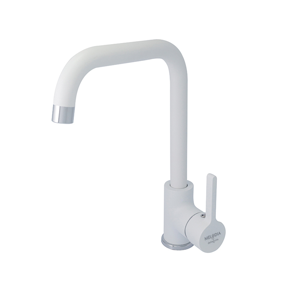 Смеситель для кухни MELODIA Ostessa WHITE MDV35115_wt