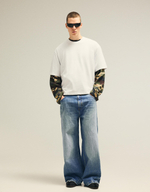 Мужские джинсы baggy fit в стиле скейтер - BERSHKA