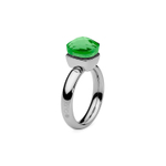 Кольцо Qudo Firenze peridot 17.2 мм 610843/17.2 G/S размер 17,2