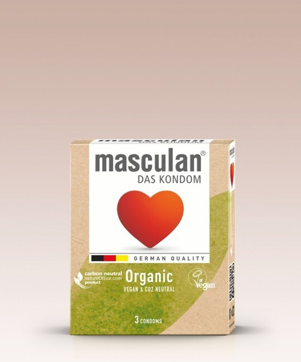 Классические презервативы Masculan Organic (3 шт) (Цвет: прозрачный)