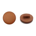 Пуговицы на ножке 18L=11 мм, пластик (Brown (коричневый)), NE68, 72 шт