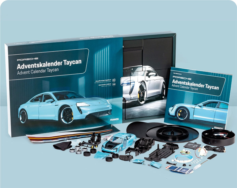 Адвент-календарь Franzis Porsche Taycan 1:24