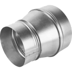 Переход оцинкованный D125 мм/D250 мм