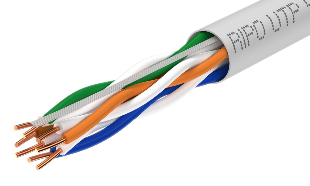 Витая пара UTP4CAT5E 24AWG CCA RIPO(100m) 0.5 mm