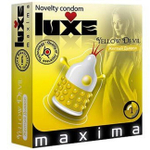 Презервативы Yellow Devil с усиками Luxe, 1 шт (Цвет: прозрачный с желтым)