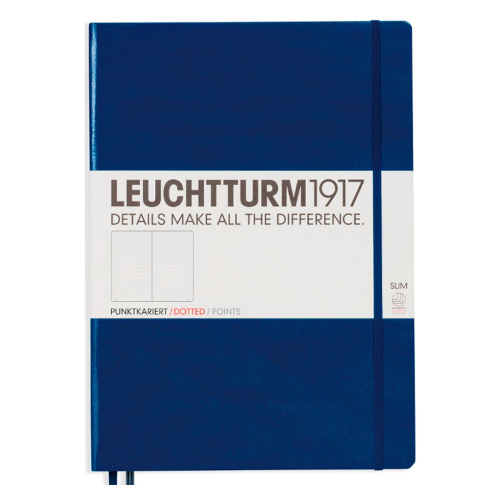 Блокнот Leuchtturm1917 Master Slim A4+ нелинованная с твердой обложкой (342928)
