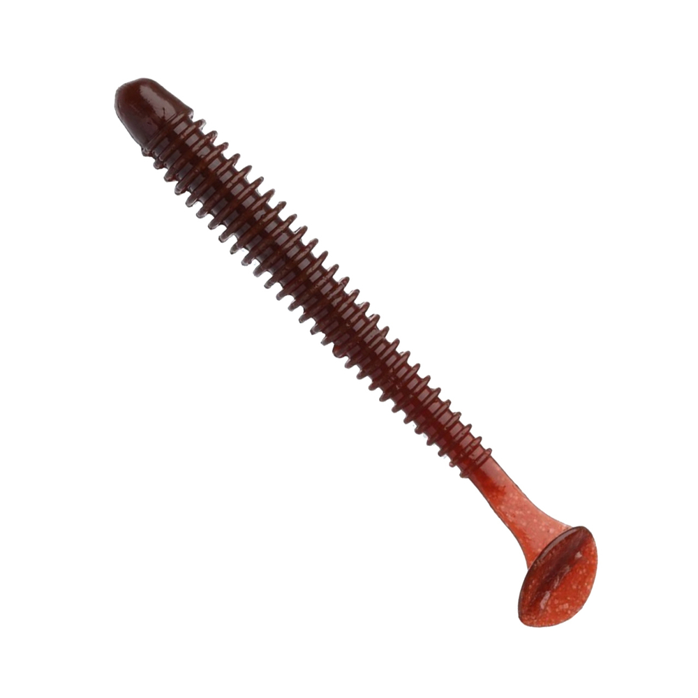 Приманка силиконовая Keitech Swing Impact FAT 4.3", 10,3г цвет #401 Green Pumpkin / Chartreuse