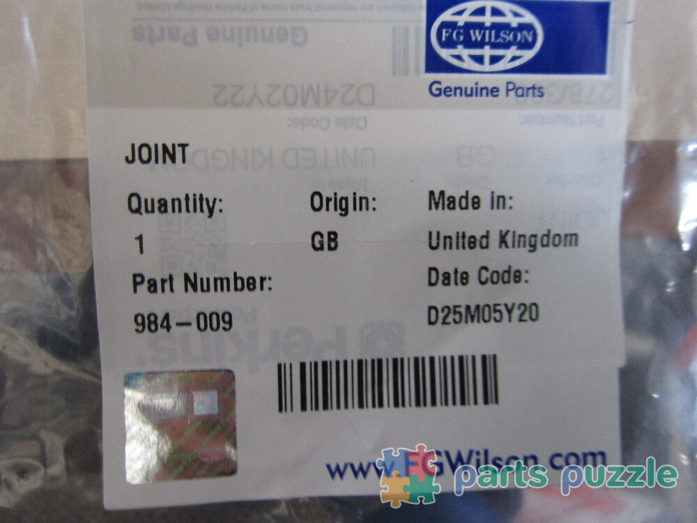 Прокладка на водяной коллектор / GASKET АРТ: 984-009
