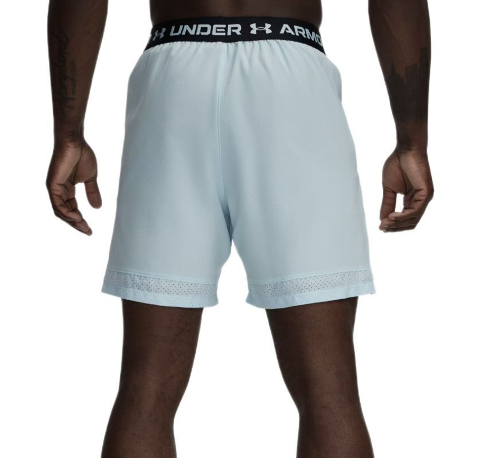 Мужские теннисные шорты Under Armour Men's UA Vanish Woven 6" - стрейч/черный