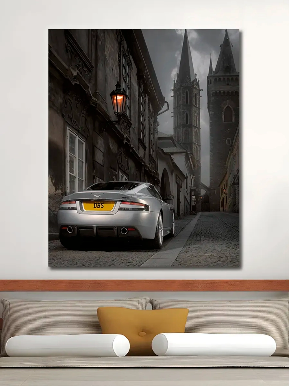 Картина "Aston Martin DBS" на стену 30х40см 1шт.