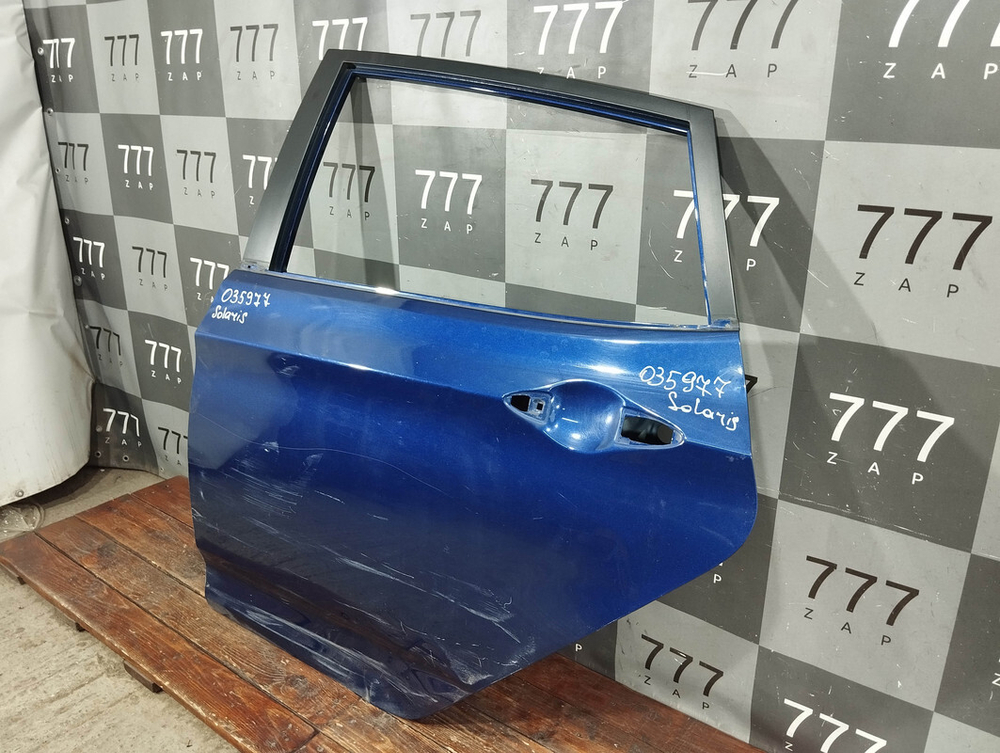 Дверь задняя левая Hyundai Solaris 1 (RB) 10-17 Б/У Оригинал 770034L200