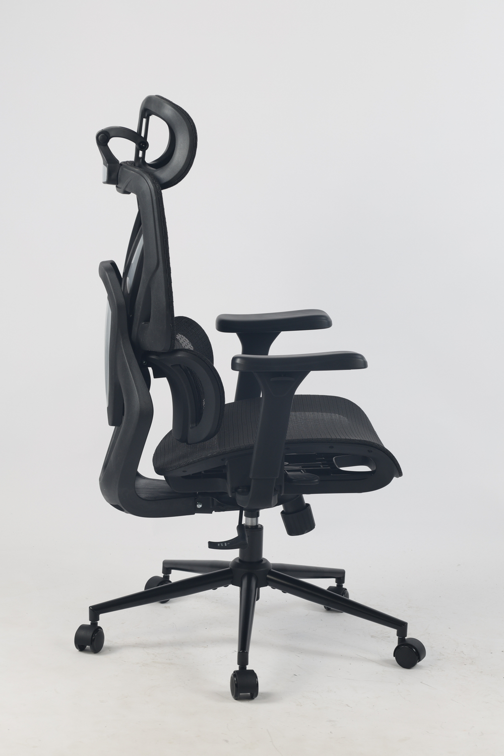 Кресло офисное TopChairs Structo черная сетка