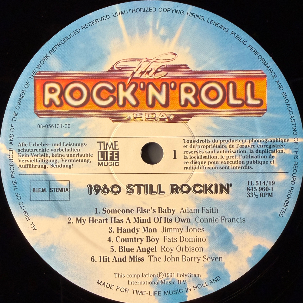 Сборник The Rock 'N' Roll Era - 1960 2LP (Голландия 1993г.)