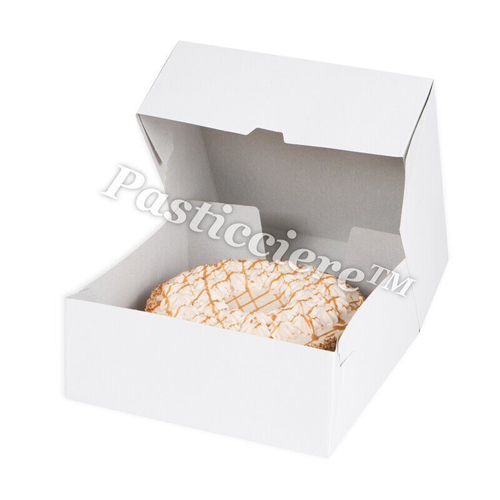 Pasticciere Короб для тортов 225*225*42 мм (белый), 140шт