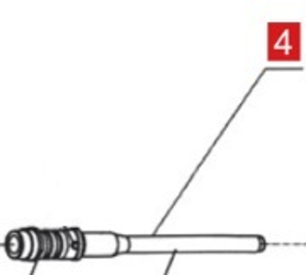 Запчасть №4 для FD301R. Боек в сборе (4.1, 4.2, 4.3)