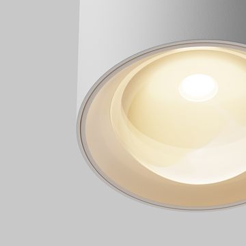 Накладной точечный светильник 15W 3000K 70° C217CL-15W3K-W белый Lens Maytoni