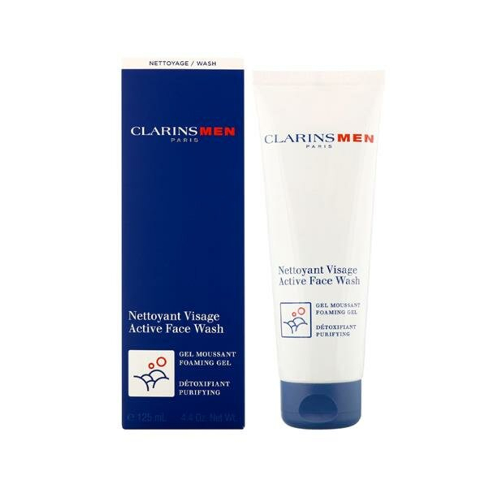Clarins Men активный гель для умывания лица для мужчин Active Face Wash 125мл (Франция)