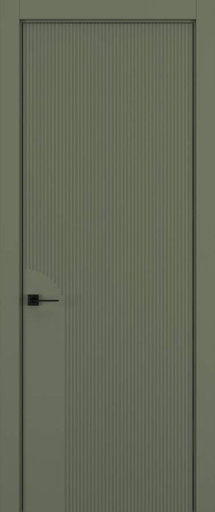 Дверь 2 VERTICAL Матовый Оливковый