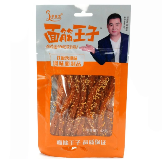 Соевая закуска острая Lyu Jin Long со со вкусом крылышек гриль, 70 гр (Китай)