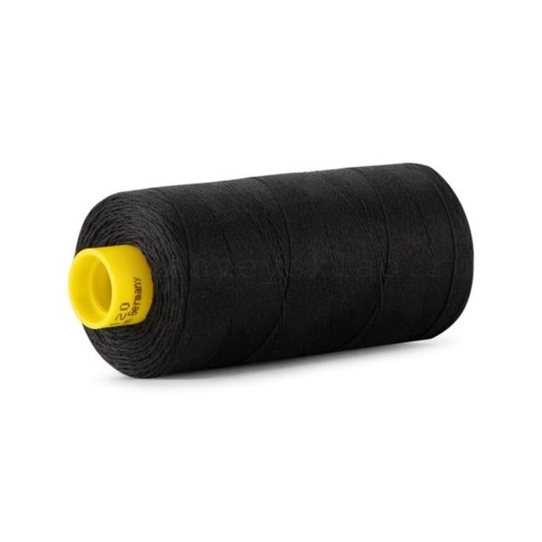 Нитка Gutermann Mara 120 (1000 метров), 1 кат., универсальная | 3681 черно-синий
