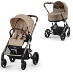 Коляска Cybex Balios S Lux TPE 2025 2 в 1 Almond Beige с дождевиками