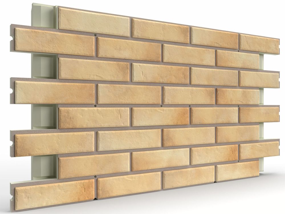 Термопанель ППУ Element Klinker Retro Brick Salt 102,8 x 61,6