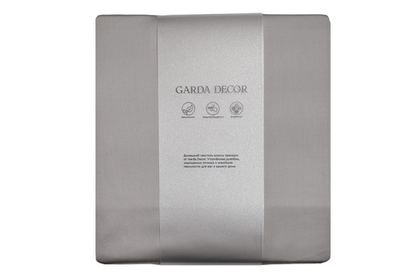 Простыня 270x280 Garda Decor Сопрано серая