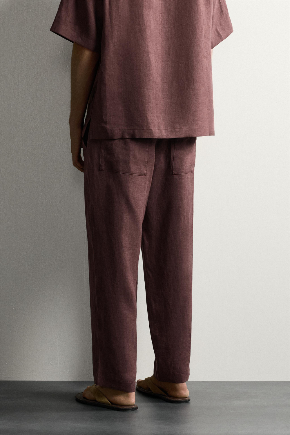 БРЮКИ СВОБОДНОГО КРОЯ ИЗ 100% ЛЬНА — ZARA · 5070/902