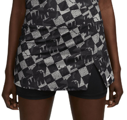 Теннисная юбка Nike Court Dri-Fit Printed Victory Skirt - black/white