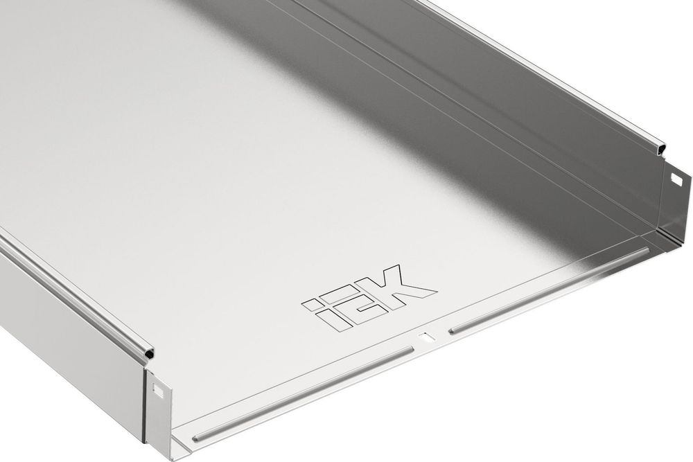 Лоток неперфорированный 80х500х3000 RAL 9016 ESCA IEK