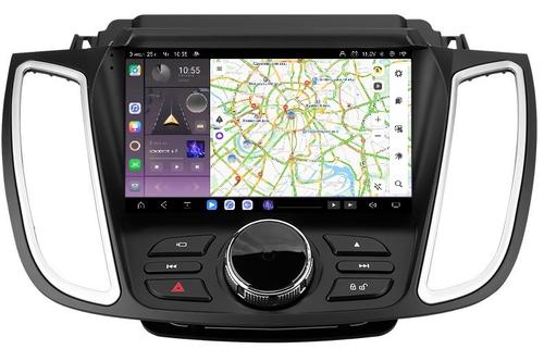Магнитола для Ford Kuga 2 2017-2019 (SYNC 3) - Kuberg SF-9203-2 (рамка 9") QLed+2K, Android 13, Быстрейшая, CarPlay, 4G SIM-слот