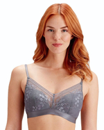 Бюстгальтер с мягкой чашкой Botanical Lace (Размер: 36D) (Цвет: пудровый)