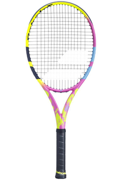 Теннисная ракетка Babolat Pure Aero RAFA Origin - yellow/pink/blue