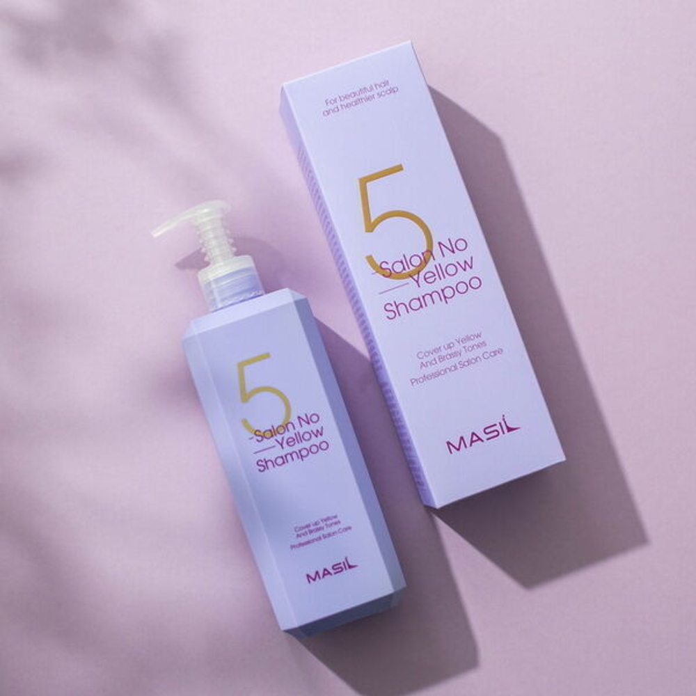 Шампунь от желтизны волос Masil 5 Salon No Yellow Shampoo, 500 мл